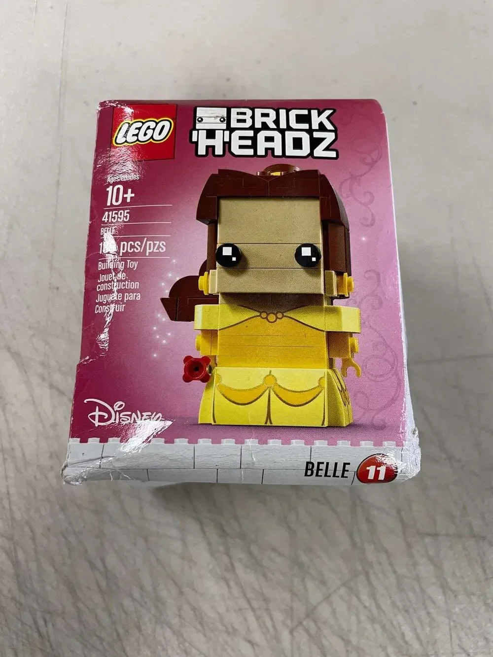 LEGO BrickHeadz Belle 41595 Disney Beauty and the Beast New Damaged Box